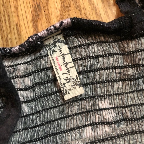 NWOT Free People Shirred Tank - Picture 6 of 6